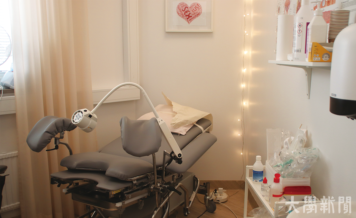 ▲유스클리닉의 전문 간호 상담사 상담실.