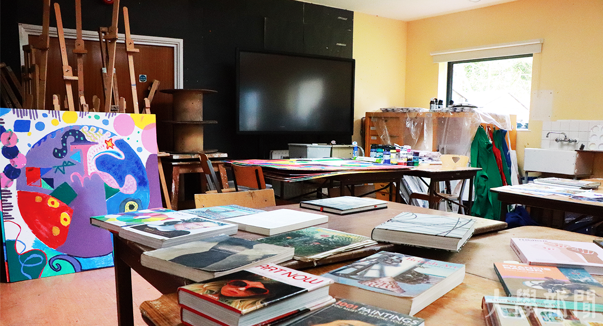 ▲예술 파트너십이 진행되는 프랜샴 헤이츠 스쿨의 미술실.