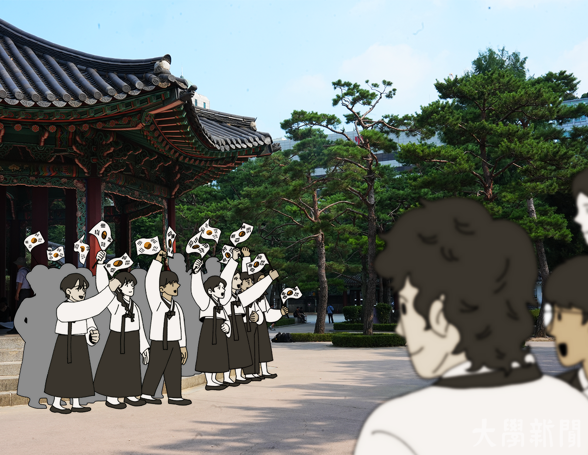 ▲1919년 3월 1일, 탑골공원에서 대한독립만세를 외치는 사람들.