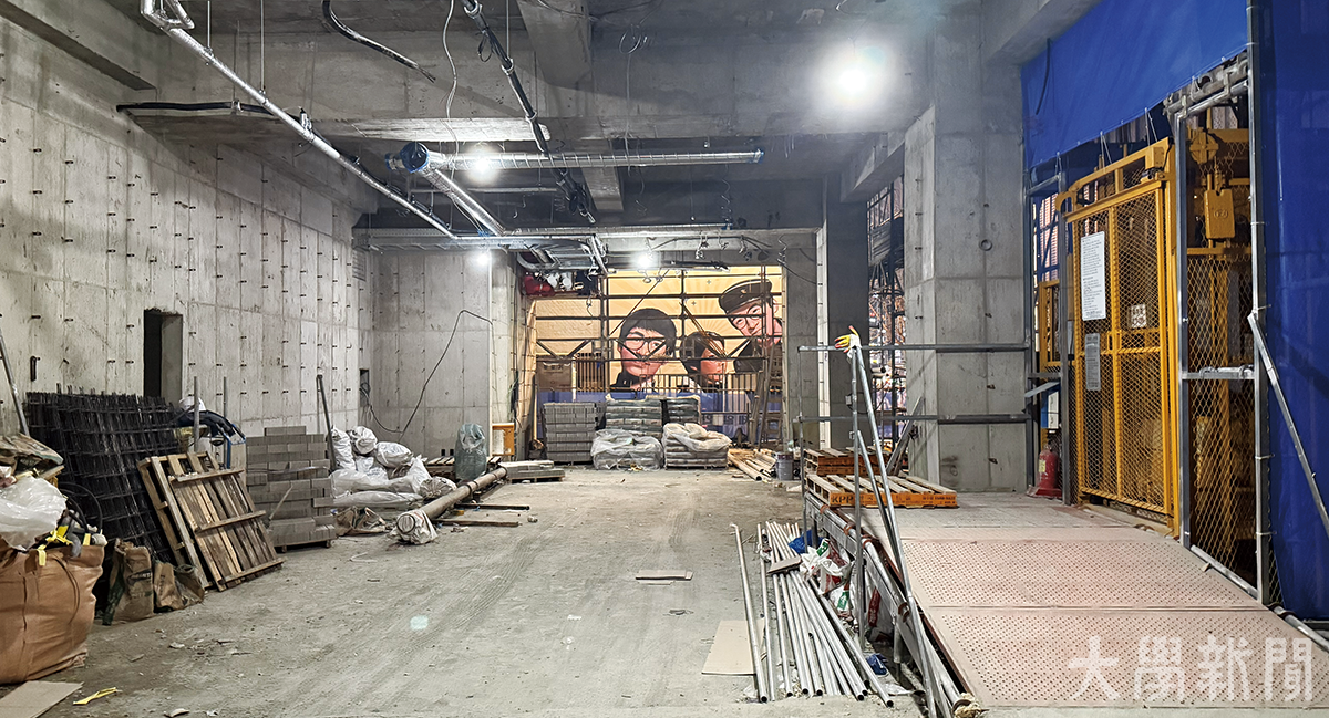 ▲ 지난달 28일, 건설노동자가 퇴근해 텅 빈 공사 현장.